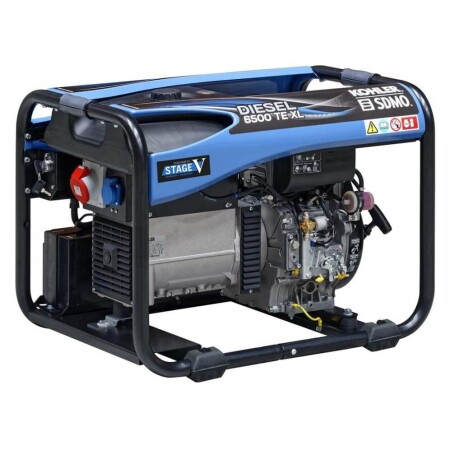 Electric generator KOHLER Diesel 6500 TE XL C5 - KOHLER portable