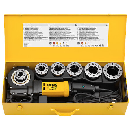 Electric threader REMS Amigo 2 Compact Set R1/2-2 - Rems