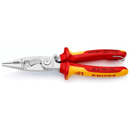 Electrical installation pliers with mounting point KNIPEX 1396200T - Knipex