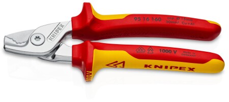 Electrician's cable scissors KNIPEX 951660SB - Knipex