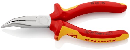 Electrician's pliers with extended curved jaws KNIPEX 2526 - Knipex