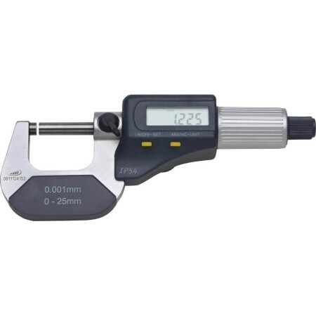 Electronic micrometer PREISSER 0912 0-25mm - Helios Preisser