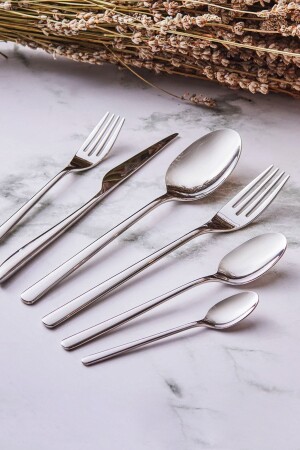 Elegance Bello 84 Piece Fork Spoon Knife Set for 12 Persons Luxury Boxed 600. 15. 01. 0105 - Emsan