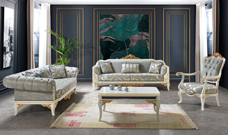 Elegance İnci Living Room Set - Cadde Yıldız
