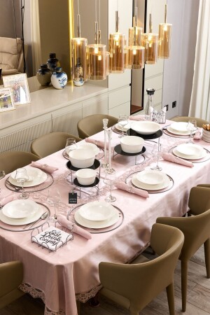 Elegant Silver Presentation Set for Ramadan Tables - 8-Piece Plate - Cage Napkin Holder - Trivet - Edora Home