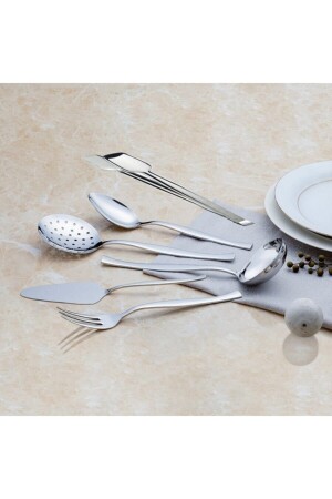 Elegant Simple 6 Piece Serving Set Trendmagazazarif6prc - Nehir