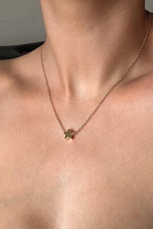 Elegante dünne Damenkette mit Sternanhänger - New Obsessions