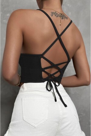 Elegantes Bustier für Damen mit Bindedetail aus Stoff - Fancy&Dancy