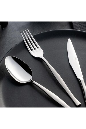 Elegantes, schlichtes 72-teiliges Gabel-Löffel-Messer-Set 2020ST000001434 - Nehir