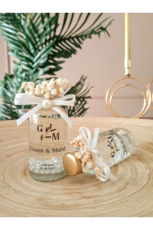 Elegantly Labeled Gift Cologne Bottle - Glass Bottle Cologne - Promise - Engagement - Wedding Gift (15 PCS) - Decorahobi