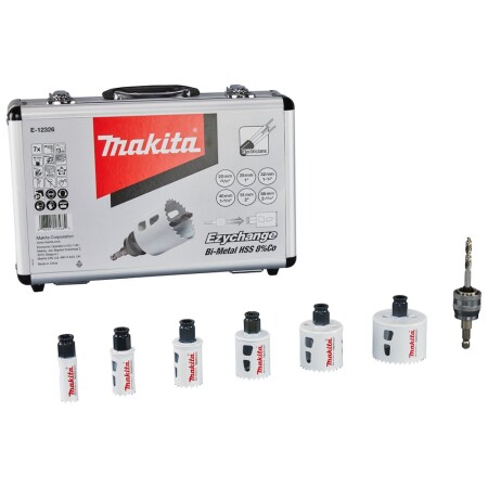 Elektrikçiler için 7 parçalı matkap ucu seti MAKITA Ezychange E-12326 - Makita Accessories