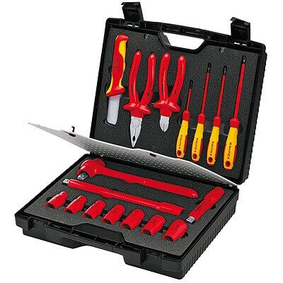 Elektriker-Werkzeugset KNIPEX 989911, 17-teilig - Knipex