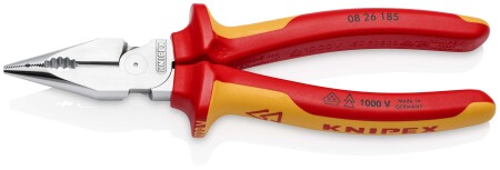 Elektrikerzange mit schmalen Backen KNIPEX 0826185SB - Knipex