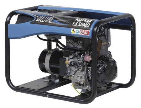 Elektrischer Generator KOHLER Diesel 4000 EXL C5 - KOHLER portable