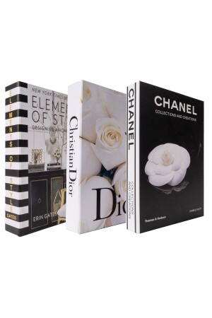 Element&Dior&Chanel Dekorative Bücherbox TYC00537608720 - MagicHomeDecor