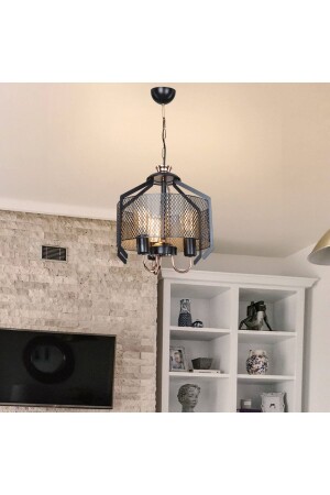 Elena Triple Chandelier Black MDL. 4207 - Modelight