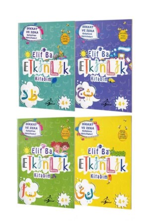 Elif Ba My Activity Book Set 4 Books - Çocuk Gezegeni