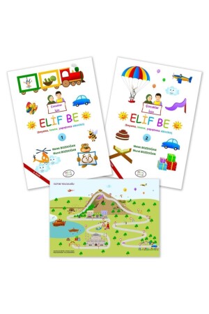 Elif Be for Children (2 Books) - Melek and Murat Bozdoğan - Misal Çocuk