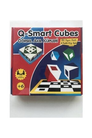 Elif Q-bitz Visual Skill Cubes Mind and Intelligence Game Smart Cubes 54242 - Elif İş Eğitim