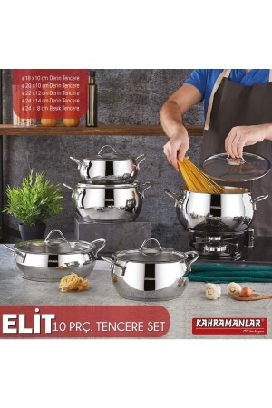 Elit 10 Piece Cookware Set - Kahramanlar