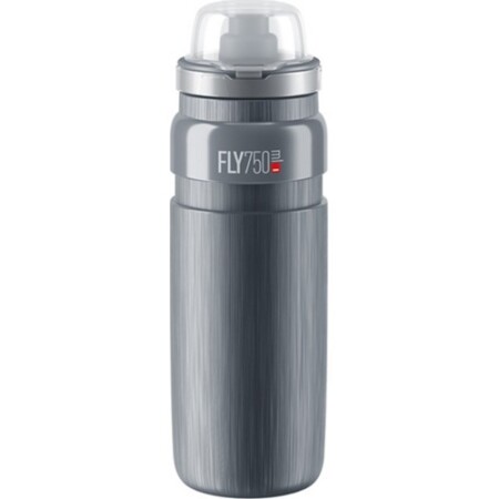 Elite FLY MTB TEX su şişesi // 750 ml, kapaklı (gri) - Elite