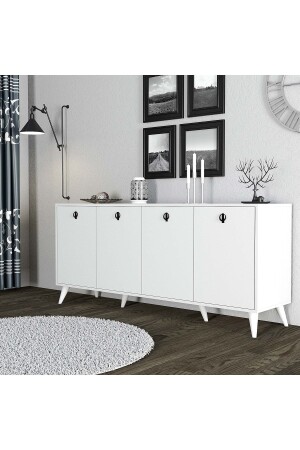 1614 Elite 180 Cm Modern Konsol Beyaz - Mezza