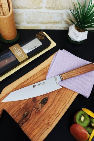 Elite Series Kitchen Knife Set Chef Knife Meat Bread Vegetable Knife (Kiritsuke) Cs45 - CASTLE KITCHEN