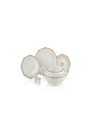 Eliza Collection 60-teiliges rundes Tafelservice 31-13-106-002526 - KORKMAZ