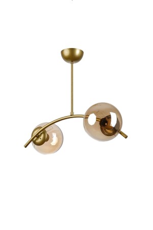 Ella Modern Design Living Room Kitchen Bedroom Antique Color Honey Glass Chandelier of 2 E1283 - Modavize