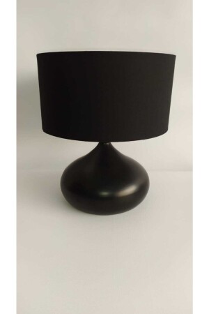 Ellipse Table Lamp Black Fabric Hat ELIPSE TABLE LAMP BLACK FABRIC HAT - White West inn House