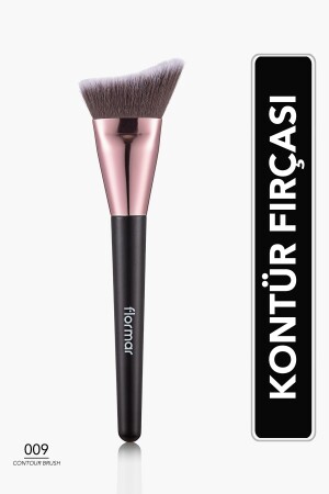 Ellipsen-Konturpinsel mit gebogener Spitze – Konturpinsel – 009 – 8690604597741 - Flormar