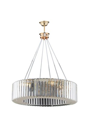 Elmas 60cm Gold Lüx Kristal Taşlı Avize 1605040012601 - İstanbul Avize