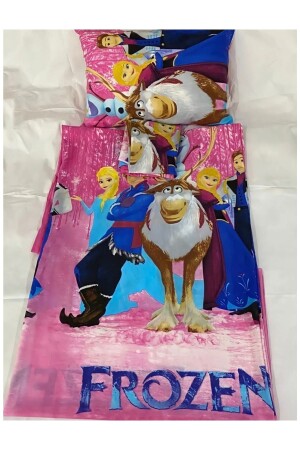 Elsa Frozen Tek Kişilik Lastikli Çarşaflı Nevresim Takımı Elsafrozen - Şahinhome