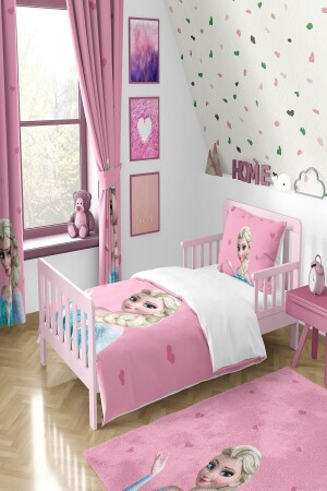 Elsa Patterned Elsa Duvet Cover Set TLAN-069 - Talia Home