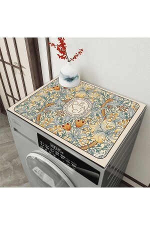Else Drying Rack Washing Machine Cover Protection Mat Liquid Proof Non-Slip Washable elsecamasircover - Else Halı