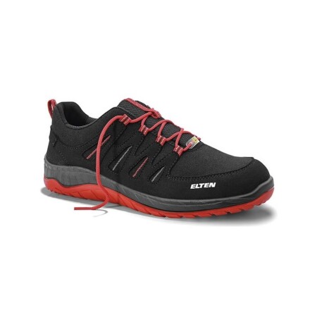 ELTEN Maddox Black Red Low ESD S3 SRC Schuhe, schwarz/rot - ELTEN