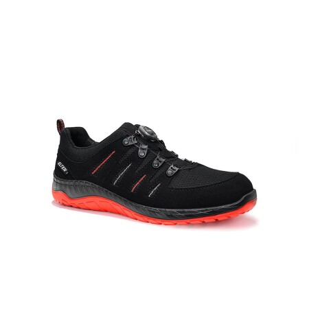 ELTEN Maddox Boa Low ESD S3 SRC shoes, black/red - ELTEN