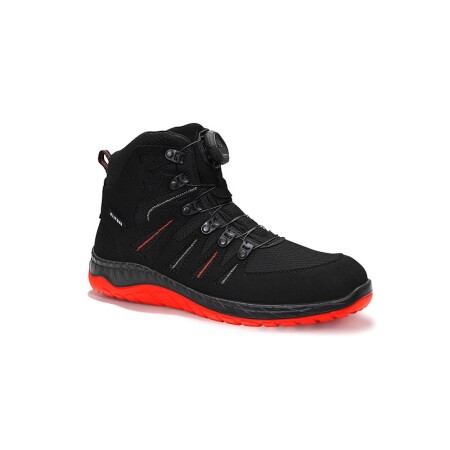 ELTEN Maddox Boa Mid ESD S3 SRC Schuhe, schwarz/rot - ELTEN