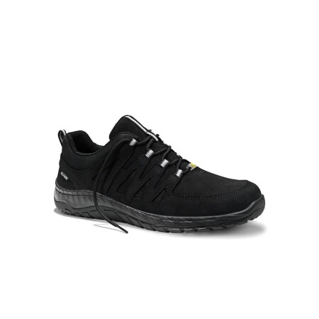 ELTEN Maddox Schuhe Schwarzes Leder Niedrig ESD O2 - ELTEN