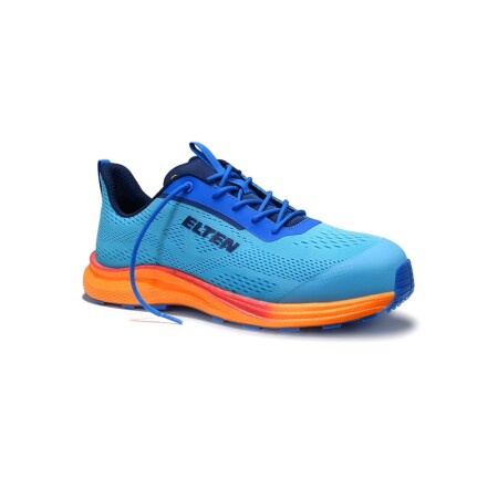 ELTEN Tavixx XXFE blue-orange Low ESD S1 shoes, light blue/orange - ELTEN