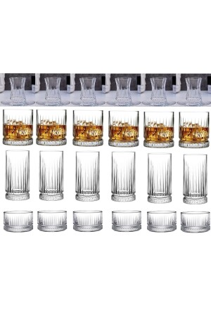 Elysia 30 Piece Tea and Soft Drink Cup Bowl Presentation Set 30 Piece Elysia - Paşabahçe
