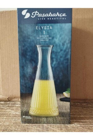Elysia Carafe Lemonade Bottle Vase Bottle Jug 940 CC Without Lid - Paşabahçe