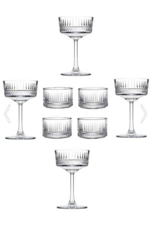 Elysia Enjoyment Set (440436 ELYSİA CHAMPAGNE GLASS 530038 ELYSİA COOKIES BOWL) Fma91191 Fma01607 276 CH440436-530038 - Paşabahçe