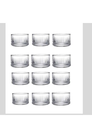 Elysia Model Glass Snack Bowl Imported 12 Pieces - Nadir Züccaciye