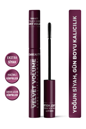 Embeauty Ultra Black Volumizing Mascara – Volumizing and Lengthening Effect - Embeauty