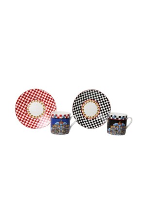 Ember Bone Set of 6 80cc Coffee Cups LYHD 404 - Lucky Art