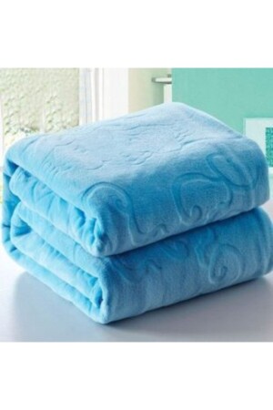 Embossed King Size Blanket - Turquoise EMBS - SARAR BATTANİYE