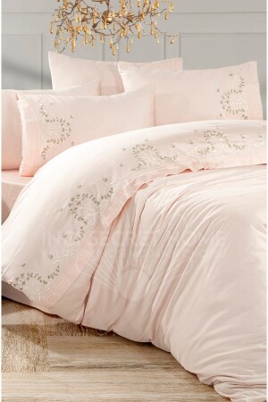 Embroidered Cotton Satin Duvet Cover Set Consists of 6 Pieces. 8251857216 - incisecrethome