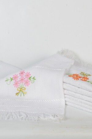 Embroidered Wedding Car Convoy Towel 12 Pieces 1614 - İRE MENSUCAT