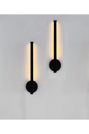 Emerald Black Daylight LED Battery Operated Sconce - Price is for 2 Pieces - Battery Included - Gaziantepavize